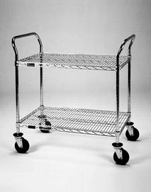 stem caster cart wire shelving unit angled wire shelf cart 2-shelf utility cart Security Units Security unit is 14 to 30 in width,