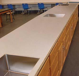 Available with stainless steel hat channels or with 3/4 -thick marine plywood. Customize your countertop with endsplashes, optional edges, splash sizes and/or cutouts.