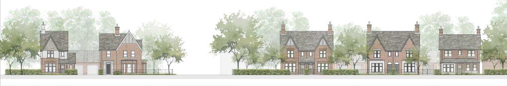 5 Design Proposals Connolly Homes ENTRANCE / FLITWICK ROAD Entrance frontage to Flitwick Road to respect local