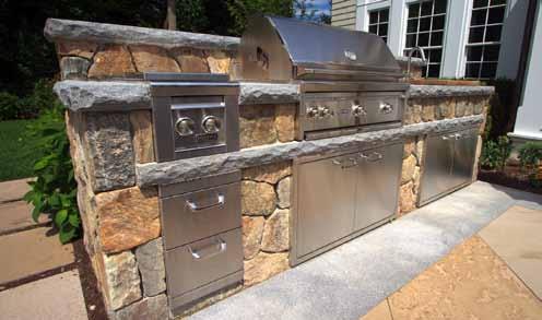 The Great Outdoors Whether you prefer the campfire feel of a fire pit, the comfort of an outdoor living room or the convenience of an outdoor kitchen, your home exterior presents excellent