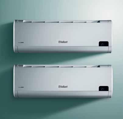 Wall mount multi-twin system climavair plus Multi-twin system Multi-twin systems Vaillant s climavair plus multi heat pump range is perfect when more than one area requires heating and there is