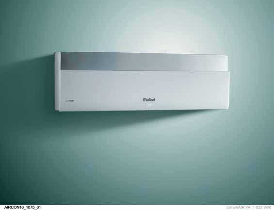 climavair exclusive high wall mount mono split system climavair exclusive High wall mount mono split system High wall mount mono split system Vaillant s climavair exclusive air conditioning units are