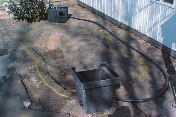 Installing Your Pond... Pond Building Steps: 1. Mark outline of pond 2. Choose location of skimmer, filter and PVC pipe 3. Connect PVC pipe to aquafalls filter 4. Dig pond 5.