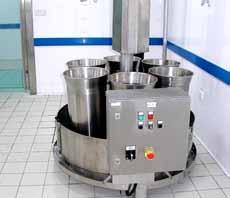The dishwashing area can have partial rator and transferred automatically into the compactor. It can also be transported directly into the waste container.