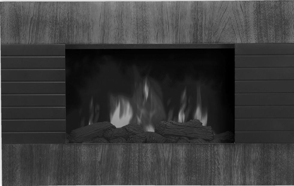 INSTALLATION AND USER INSTRUCTION GUIDE Wall Mount Electric Fire Place with Remote Control Model: 67500 Mahogany Effect Model: