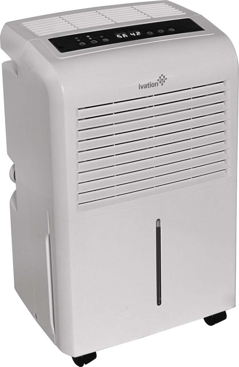 30-pint Dehumidifier User Guide IVADH30PW Thank you for purchasing the Ivation 30 Pint Dehumidifier.