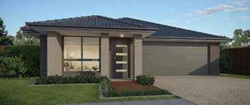 VISION Sophisticated and authentic, the Vision façade features a distinguished raised porch and a mixture of render and brick, creating a refreshing yet inspiring look.