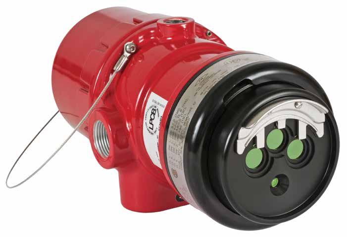 A Proven Choice Around the World Flame Detectors from Det-Tronics X3302 MULTISPECTRUM INFRARED FLAME DETECTOR Proven technology for fast detection of invisible hydrogen flames and methanol