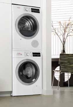 Bosch gives you the flexibility to place the washer and