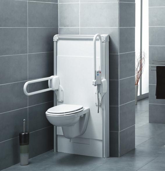 SANIMATIC WC An electrically controlled rise and fall WC.