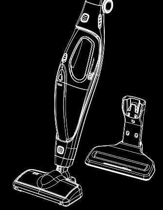 USING YOUR TURBO VAC Once assembled and charged: 1. Lift the vac off the charging dock and place on the floor. 2.