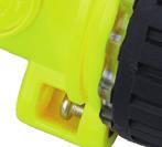 IP67 GAS ZONES 0 + 1 + 2 47mm Locks to prevent turning accidentally Fastener prevents opening