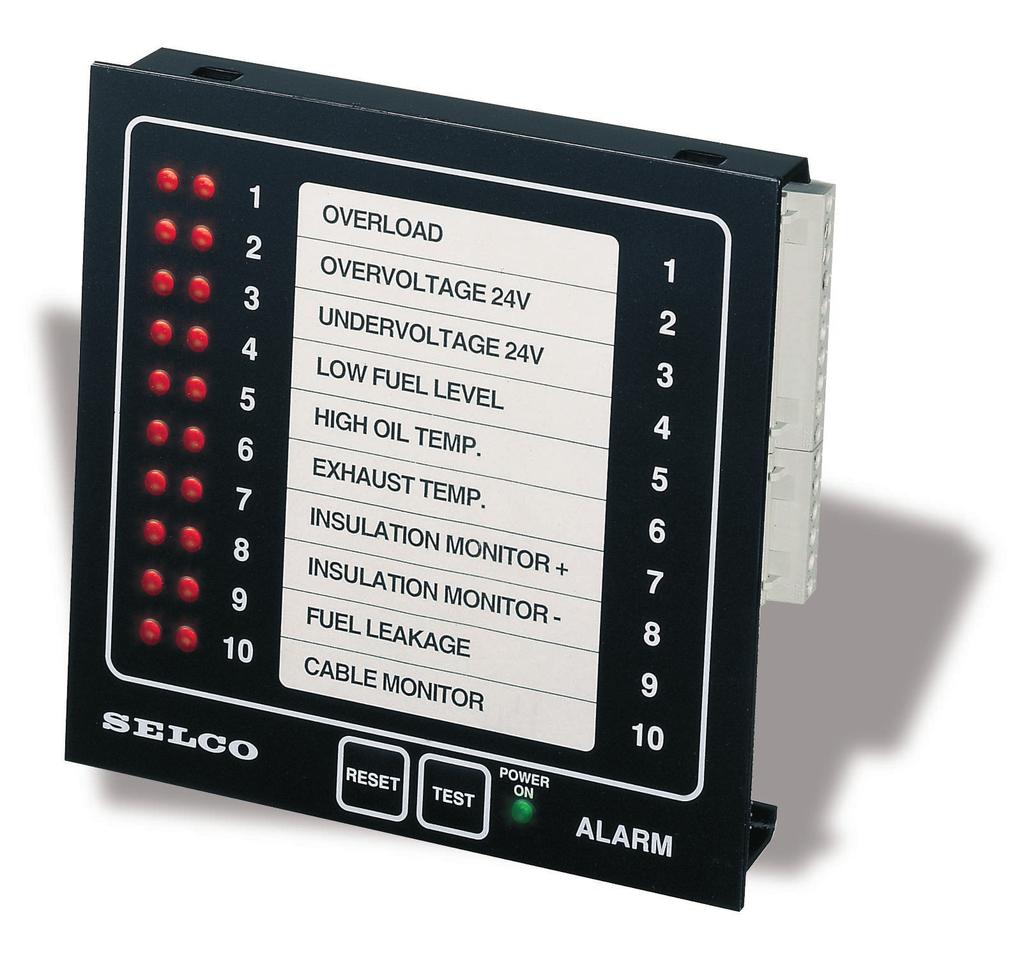 Data Sheet Alarm Annunciator Reliable Supervision and Control 10 inputs with LED indications Supports both NO/NC