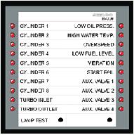 All events from the alarm and indicator units are logged together with the related date and time. The latest 32 events are stored in the internal memory of the H0300.