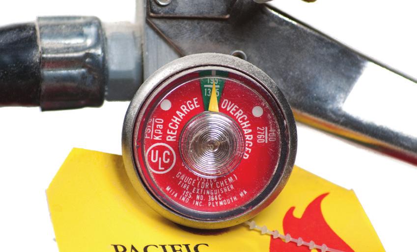 For example, an extinguisher may be labelled as Class ABC 5 lbs, 3A:10B:C. In rough terms, it s effective against a 3 cubic ft. Class A fire, or a 10 cubic ft. Class B fire.