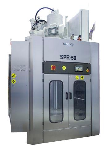 SPR-50 WATER EXTRACTION PRESS FOR THE TOUGHEST OF JOB KEY FEATURES OF THE PRESS: EFFICIENCY AND RELIABILITY At Girbau we know how tough the work