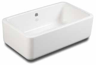 Dimensions: 595 x 460 x 255mm CLASSIC BUTLER 800 Features include: Central 31/2 waste outlet suitable for 