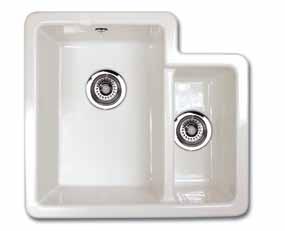 undermount sink.   Dimensions: 460 diameter x 191mm