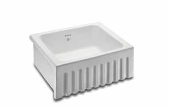 Dimensions: 997 x 470 x 255mm RIBCHESTER 1000 Features include: Double bowl sink with central dividing wall.