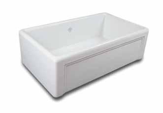 Dimensions: 997 x 465 x 228mm ENTWISTLE Features include: Large single bowl sink. Unique patterned front. No overflow.