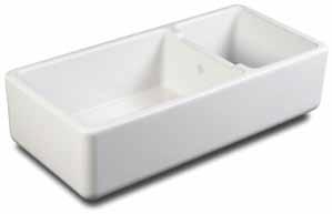 Dimensions: 760 x 460 x 255mm BOWLAND 600 EDGWORTH Features include: Compact single bowl sink. Distinctive fluted front.