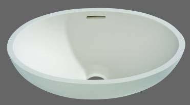 BATHROOM BOWLS (basins) OVAL e.g.: GC-OV-360 bathroom bowls 260 119 incl. rubber seal sleeve, balancer ring and overflow set. Type Length Width Depth Waste drilling Lead time: ca.