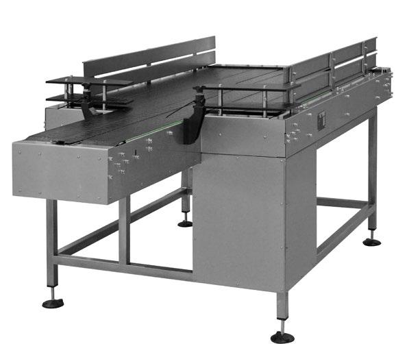 AEROSOLS FEEDING AND RECEIVING TABLES SLAT FEEDING TABLE TYPE: Z-5200/Z-5201/Z-5204/Z-5205 A slat-type feeding table is an input device of the aerosol production line.