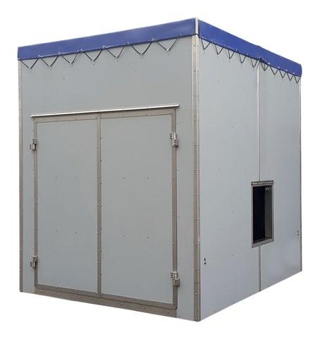 AEROSOLS SAFETY GAS HOUSE GAS HOUSE TYPE: Z-7000/Z-7001 It is a steel, movable construction made in accordance with the highest endurance and safety standards.