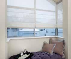 You can now use curtain fabrics for your roman blinds
