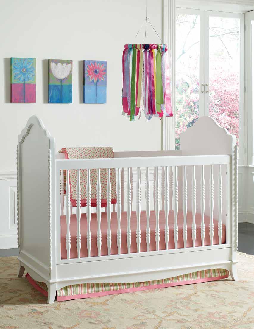 nursery This crib converts to a toddler bed. * After art, I shall retire to my chamber for a beauty nap; not that I need it.