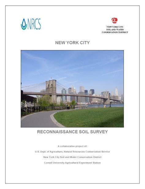 Soil Surveys Soil map Soil descriptions / properties Soil ratings & interpretations NYC Soil