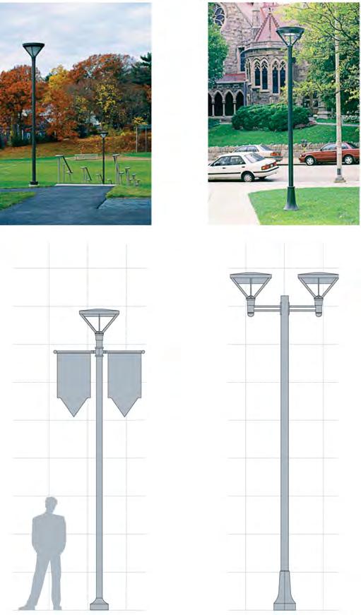 3 Site Lighting Plan for phased replacement of antiquated, inefficient walkway, roadway and parking lot lighting.