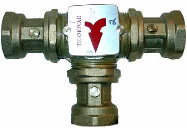 Appendix H-Termovar Loading Valve Information Sheet Termovar Loading Valve The TERMOVAR TEMPERING VALVE is an automatic thermally operated tempering valve for solid-fuel boiler installations with or
