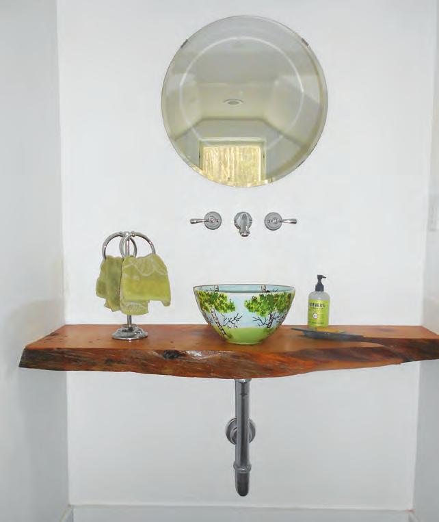PHOTO COURTESY OF BLISS CARPENTRY Repurposing of reclaimed objects, the creation of new products using materials