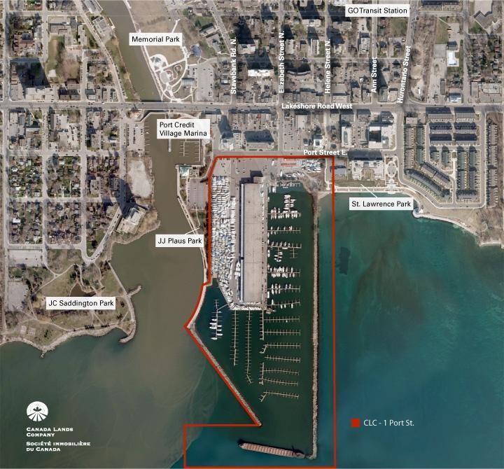 1 Port Street Area Context Situated in the community of Port Credit on Lake Ontario at the mouth of the