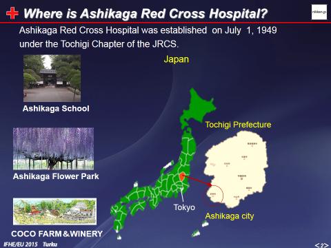 1 Appearance of the Old and the New Hospital First of all, we'll explain about the outline of the Ashikaga Red Cross Hospital. Fig.