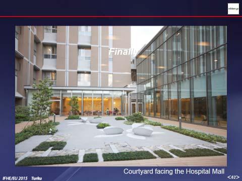 62 Courtyard facing the Hospital Mall My presentation is also approaching the end. Fig.