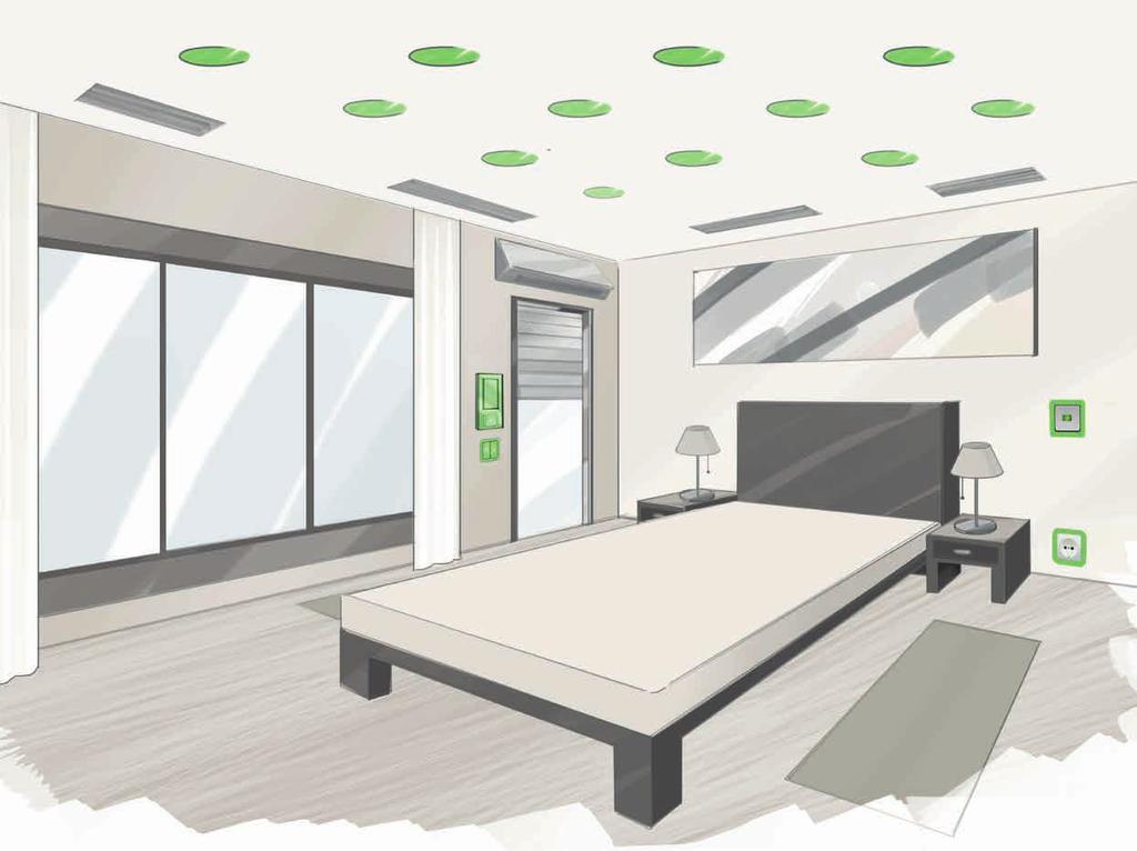 Smart climate and Smart ambient» Reliable condition Create your environment based on various sensors (temperature, humidity, light, wind, person presence) and actuators (air condition-systems,