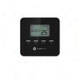 Thermostats and Temperature Sensors TMST-1ZBS Thermostat Series User-friendly interface with four-button design for easy operation LCD display shows temperature and time Automatic on/off control of