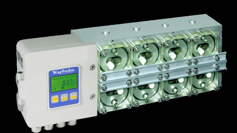 flow alarms measured by Kytola oval gear meters or other flow