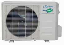 S Series 15 SEER Single Zone Heat Pumps 9,000-24,000 BTUH Inverter technology Up to 16 SEER!