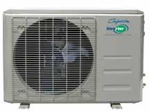 Ductless Mini-Split Systems UltraV Series Heat Pump Inverter Single Zone Super efficient heat pumps are rated up to 25 SEER and operate down to -22 F. 100% capacity at 0 F.
