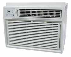 18,000 to 28,000 BTUH Cooling RADS-183P 18,000 BTUH full feature remote and auto restart Easy-access, slide-out, washable filter Energy saver function, 24-hour on/off timer, dehumidification and auto