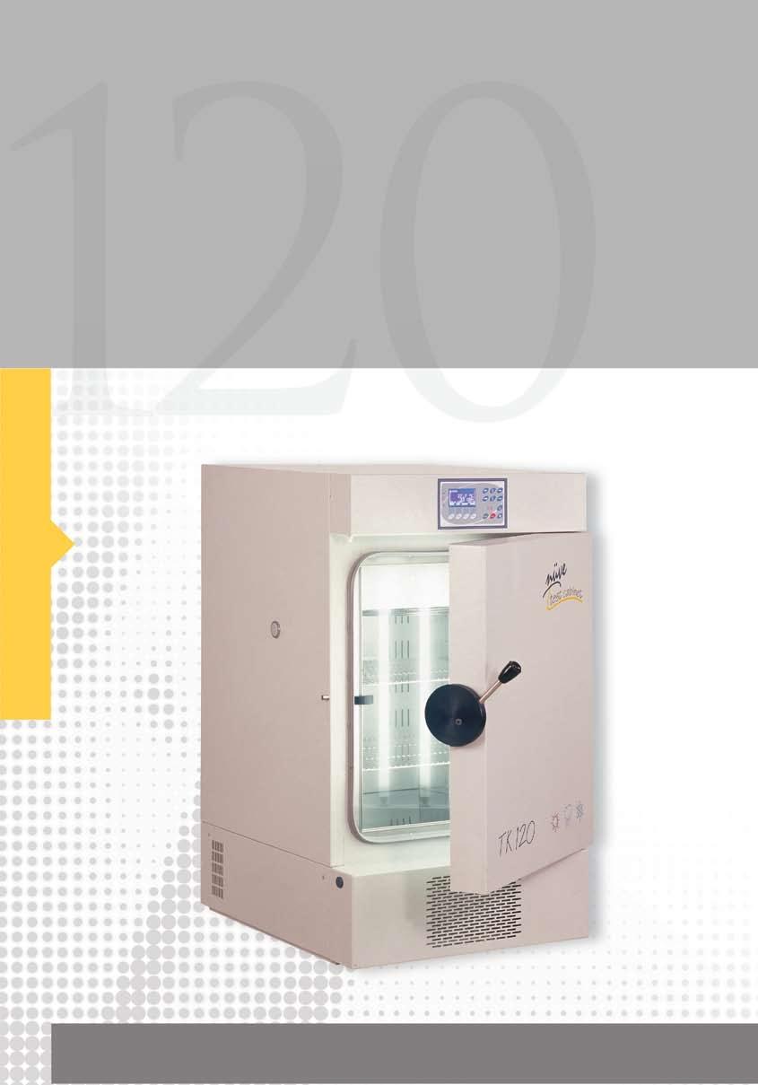 TK 120/252 TEST CABINETS Economical solution to simulate real environmental conditions by controlling temperature, humidity and day & night cycles.