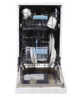 Official Appliance Partner * FREESTANDING DISHWASHERS 45CM FREESTANDING DISHWASHER 4 Programmes 10 Place Settings Max Noise Level: 49dB 13 Litre Water Consumption Adjustable Top