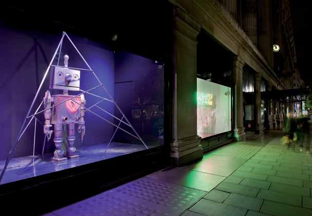 Windows 51 A closed window can be treated like a stage, as shown here at Selfridges, London, where the