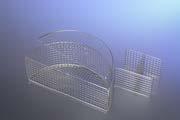 angle pieces, turbines for outer cleaning 381 475 Half-circle basket Half-circle basket - includes a lid and compartment