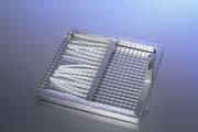 Storage basket for angle pieces and turbines - 30 places, 250 x 170 x 70 mm 381 230 Small box for needles and bore bits 90 x