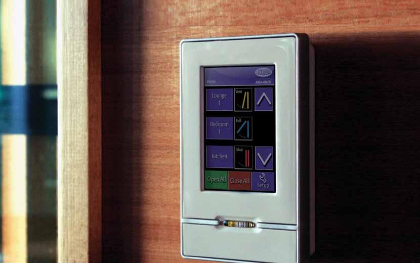 Elevation Touch Screen Display The Lockwood Elevation touch screen display is an elegant Touch pad that s been designed to control up to 31 Elevation window actuators.