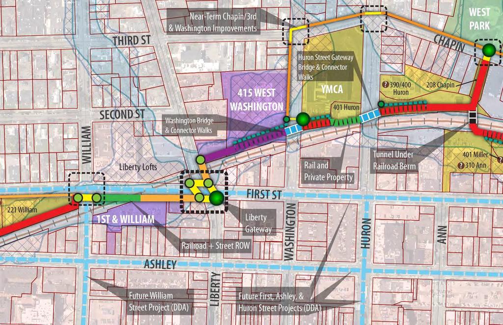 DRAFT Framework Plan Zone 4 Viability of options within the rail corridor is